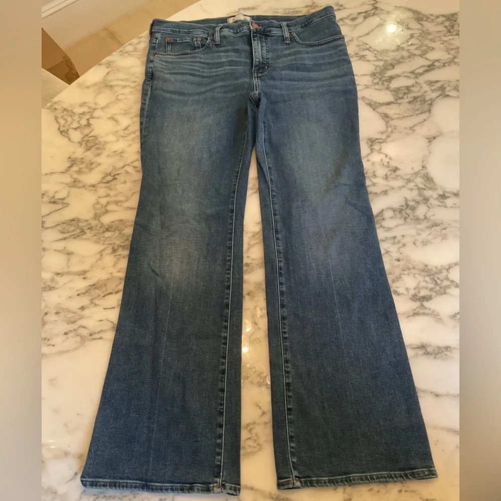 EUC Madewell Kick Out Full Length Jean Sz 31 tear near pocket sew or patch incl - Picture 6 of 14
